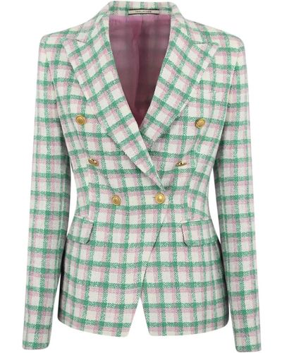 Tagliatore Double-breasted Jacket - Green