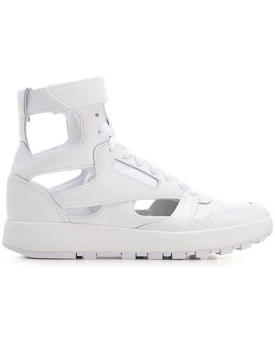 Maison Margiela Gladiator High Top Sneakers In - White