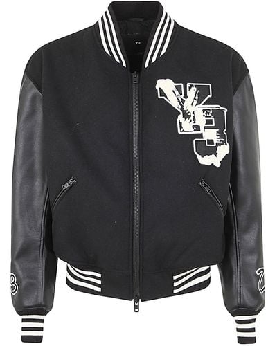 Y-3 Letter Jacket Y3 X Adidas - Black