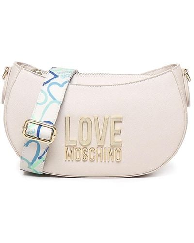 Love Moschino Jelly Shoulder Bag - White