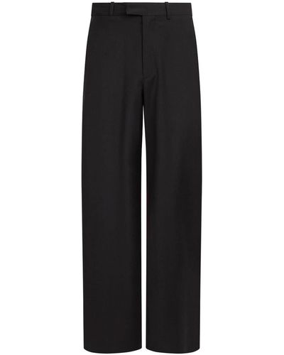 MM6 by Maison Martin Margiela Panelled Trousers - Black