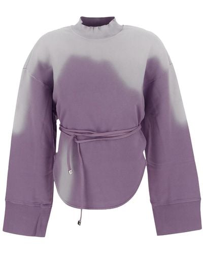The Attico Lilac Sweatshirt - Purple