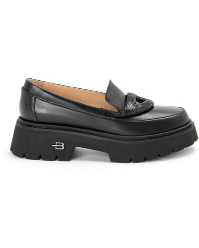 Baldinini Leather Loafer - Black