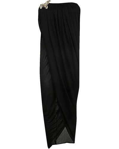 Blumarine Dress Bustier Sable` - Black