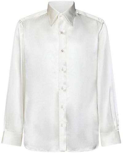 Tom Ford Long-sleeved Shirt - White