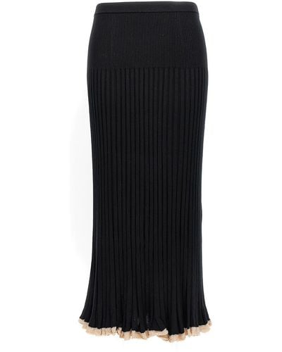 Proenza Schouler Ribbed Skirt - Black