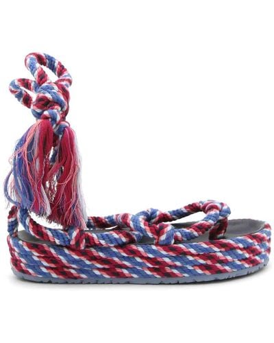 Isabel Marant And Pink Rope Erol Sandals - Purple