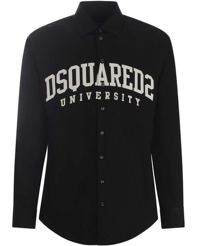 DSquared² Shirt "university" - Black
