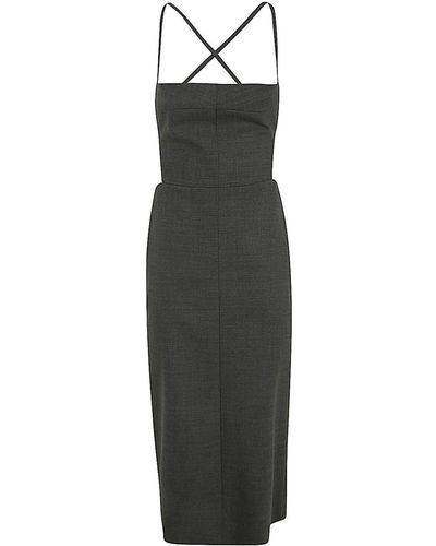 Philosophy Di Lorenzo Serafini Sleeveless Long Dress - Gray