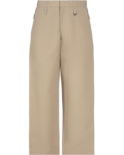 Jacquemus Wool Tailored Trousers - Natural