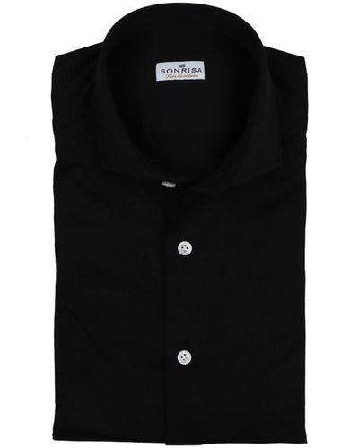 Sonrisa Cotton Shirt - Black