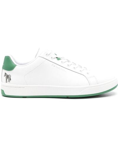 Paul Smith Albany Leather Trainers - White