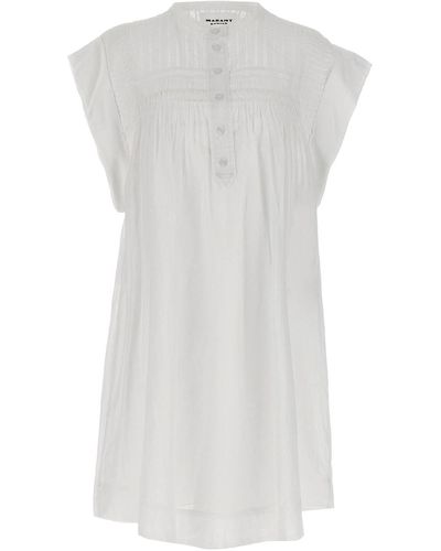 Isabel Marant Leazali Midi Dress - White