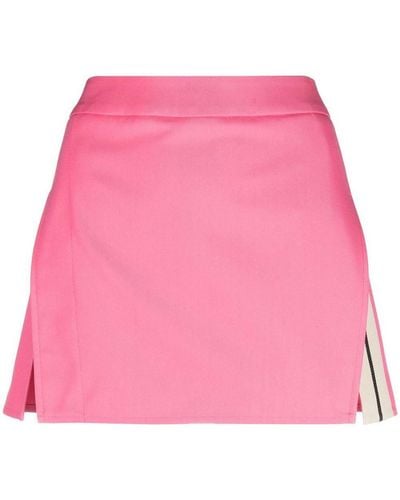 Palm Angels Cotton Mini Skirt - Pink