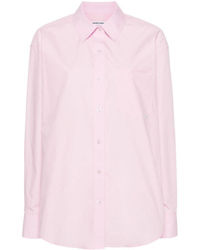 Alexander Wang Rose Pink Cotton Poplin Shirt