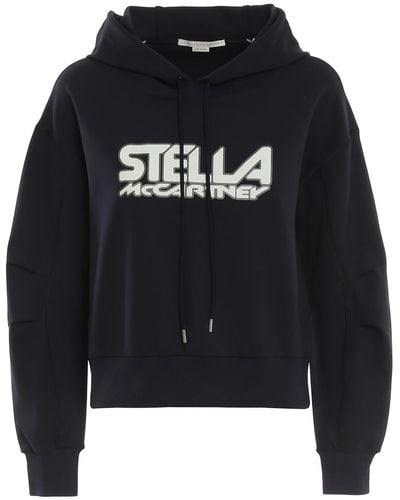 Stella McCartney Logo Print Scuba Sweatshirt - Black