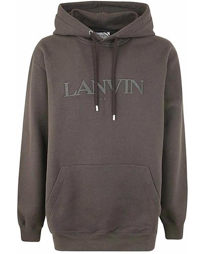 Lanvin Paris Oversized Hoodie - Grey