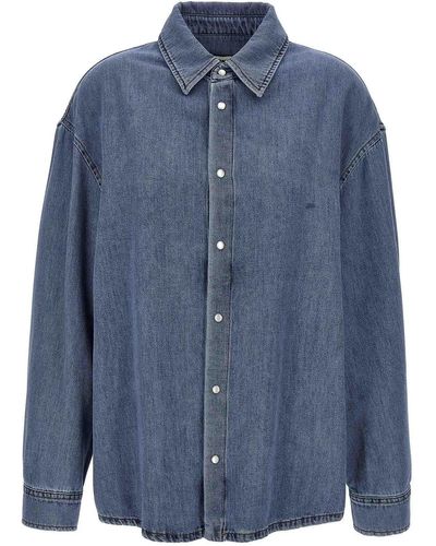 DARKPARK Keanu Denim Shirt Long Sleeves - Blue