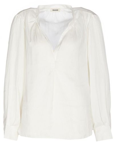 Zadig & Voltaire Ecru Tink Shirt - White