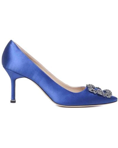 Manolo Blahnik Court Shoes Hangisi - Blue