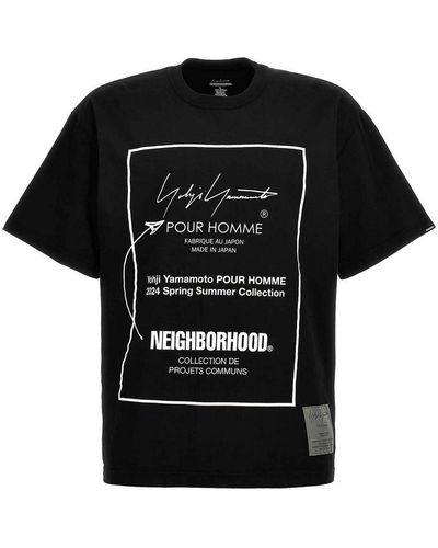 Yohji Yamamoto Neighborhood T-shirt - Black