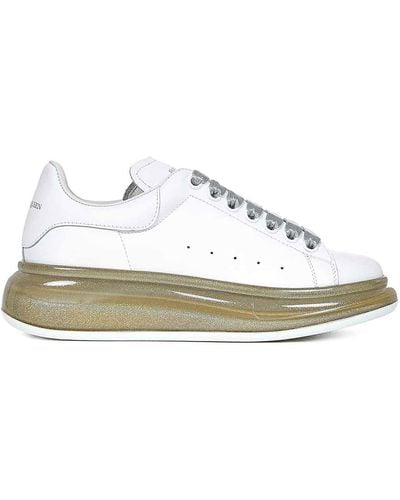 Alexander McQueen Larry Trainers With Translucent Sole - White