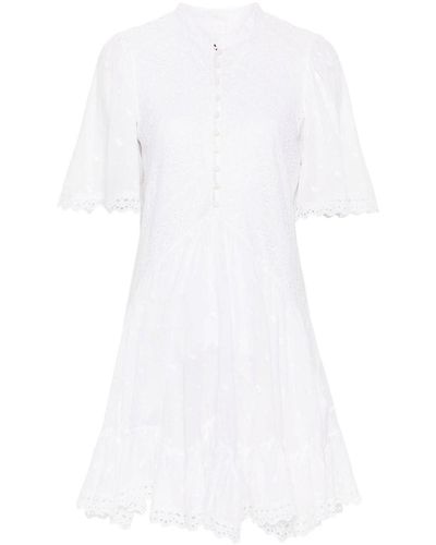 Isabel Marant Short Slayae Dress - White
