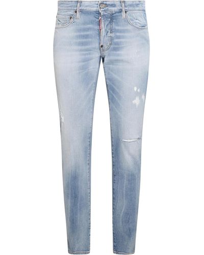 DSquared² Light Cotton Jeans - Blue