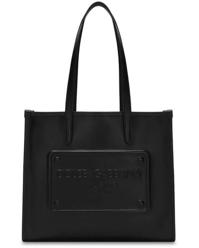 Dolce & Gabbana Medium Shopping Bag - Black