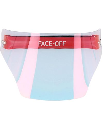 Face Off Titanium Red Visor