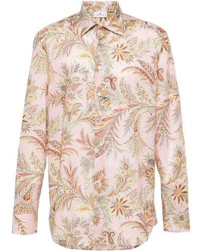 Etro Shirt With Print - Pink