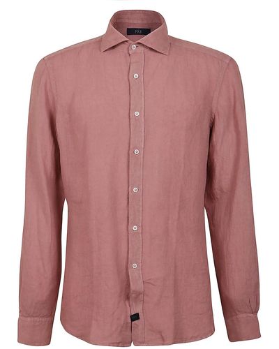 Fay Linen Shirt - Pink