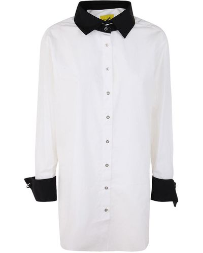 Marques'Almeida Cuffed Shirt - White