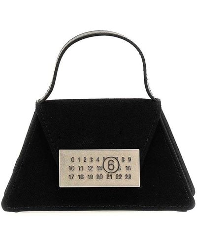 MM6 by Maison Martin Margiela Numeric Mini Crossbody Bag - Black
