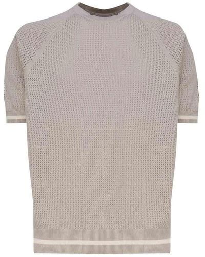 Eleventy Knitted Top - Grey