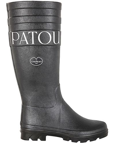 Patou Hightop Boots Le Chameau - Black
