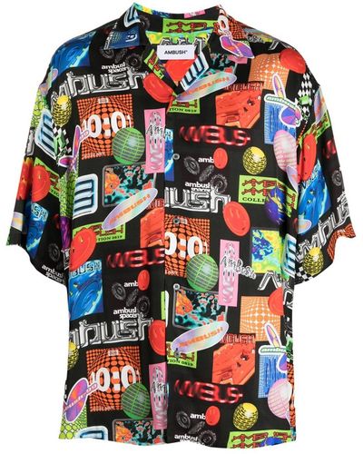 Ambush Cotton Bowling Shirt - Multicolour