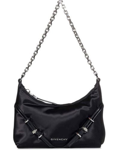 Givenchy Mini Satin Nylon Shoulder Bag - Black