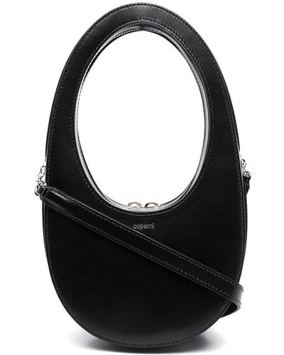 Coperni Calf Leather Swipe Mini Bag - Black