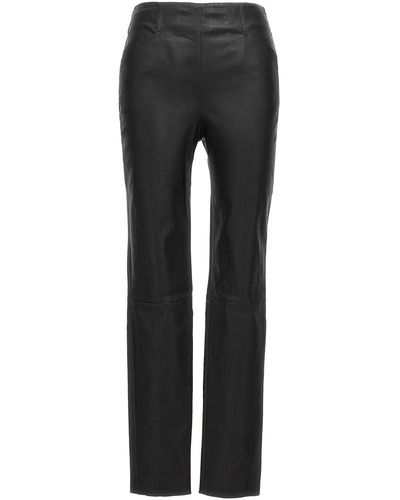 Victoria Beckham Leather leggings - Black