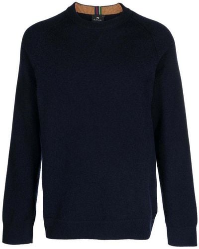 Paul Smith Ps Merino-wool Sweater - Blue