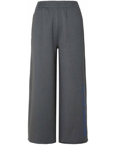 MM6 by Maison Martin Margiela Grey Cotton Trousers