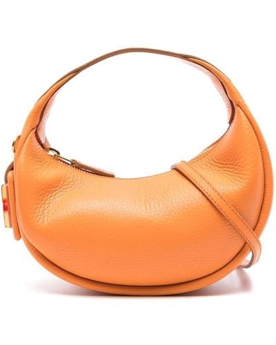Hogan H-bag Leather Crossbody Bag - Orange