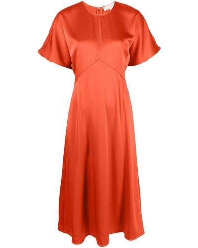 Michael Kors Short Sleeve Dress - Orange