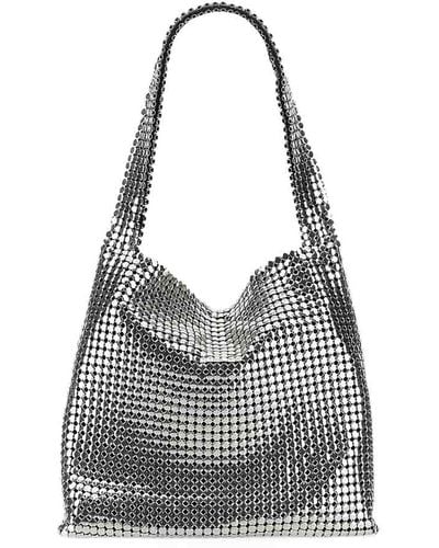 Rabanne Pixel Hobo Shoulder Bag - Gray