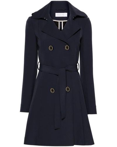 Patrizia Pepe Trench Coat - Blue