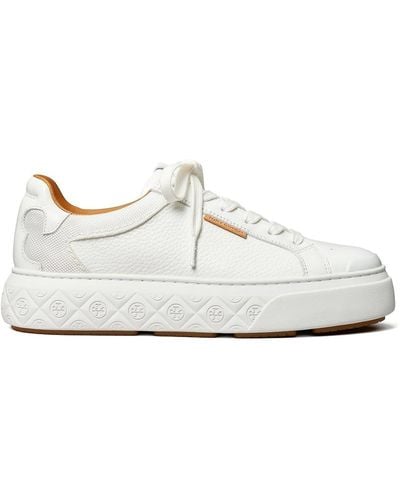 Tory Burch Ladybug Leather Low-top Sneakers - White