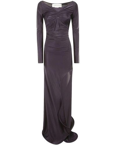 Victoria Beckham Maxi Dresses - Purple