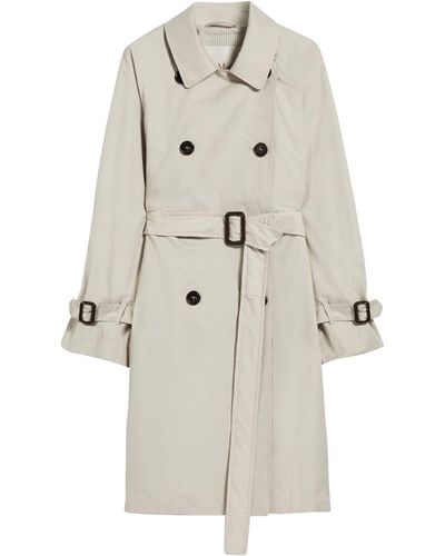 Max Mara The Cube Double-breasted Trench Coat - White