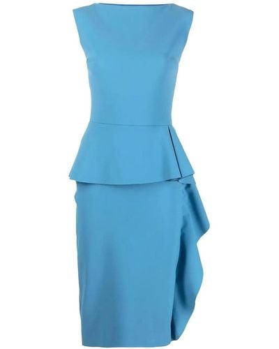 La Petite Robe Di Chiara Boni Midi Dress: Polyamide - Blue
